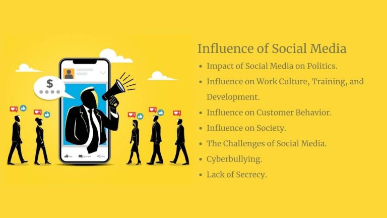 the influence of social media on students presentation