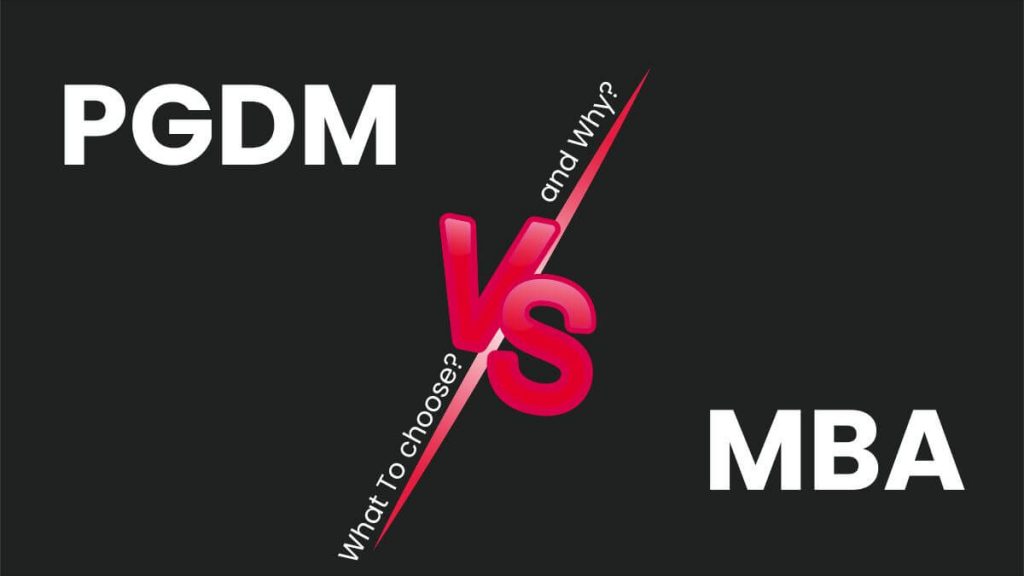 pgdm vs mba