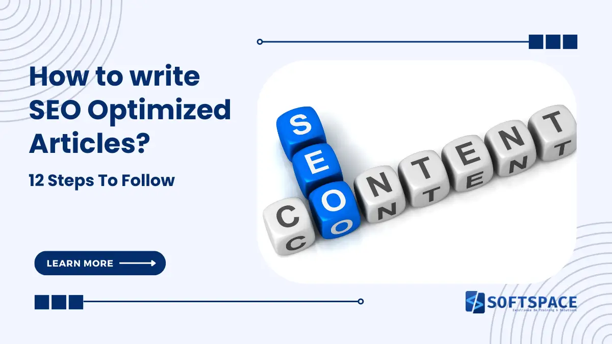 how to write SEO optimized articles