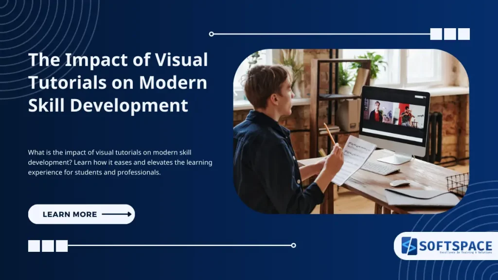 What is the impact of visual tutorials on modern skill development?