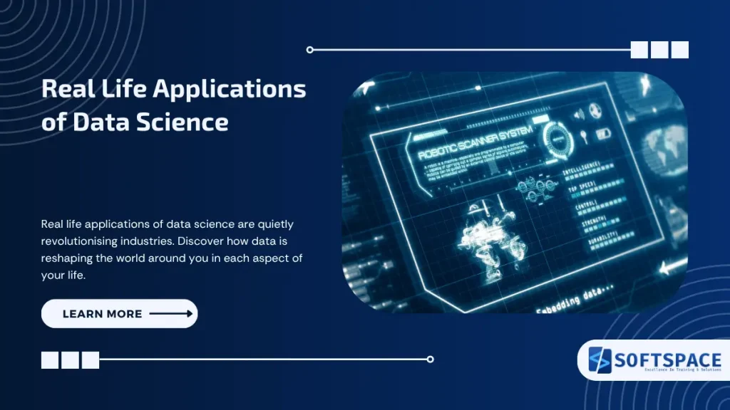Real life applications of data science